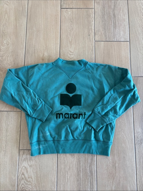 Isabel Marant Etoile Tops - Isabel Marant Etoile Moby Sweatshirt in Mint Green  - Size 42 (10)